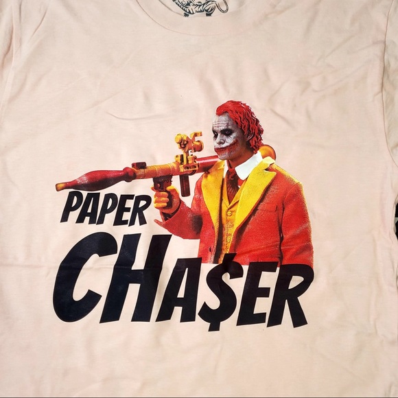 Paper chaser graphic tee Sz Various - Picture 2 of 3